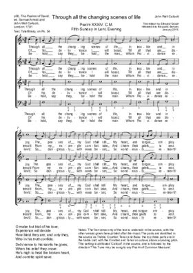 Through all the changing scenes of life