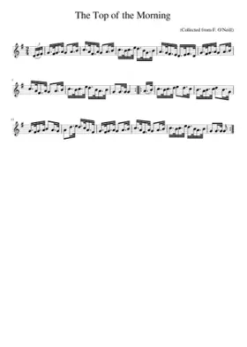 The top of the morning