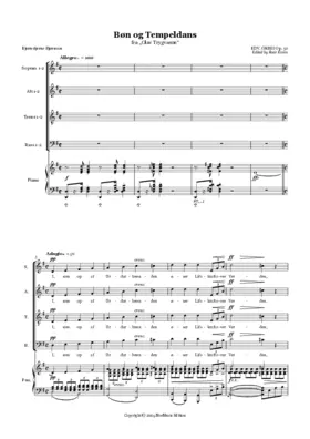 Bøn og Tempeldans (from 'Olav Trygvason', Op. 50)