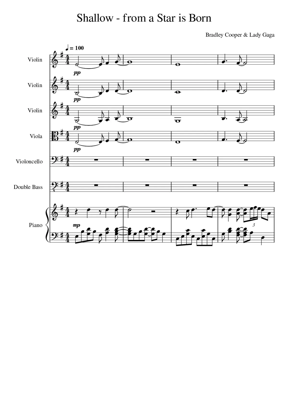 Shallow - Page 1