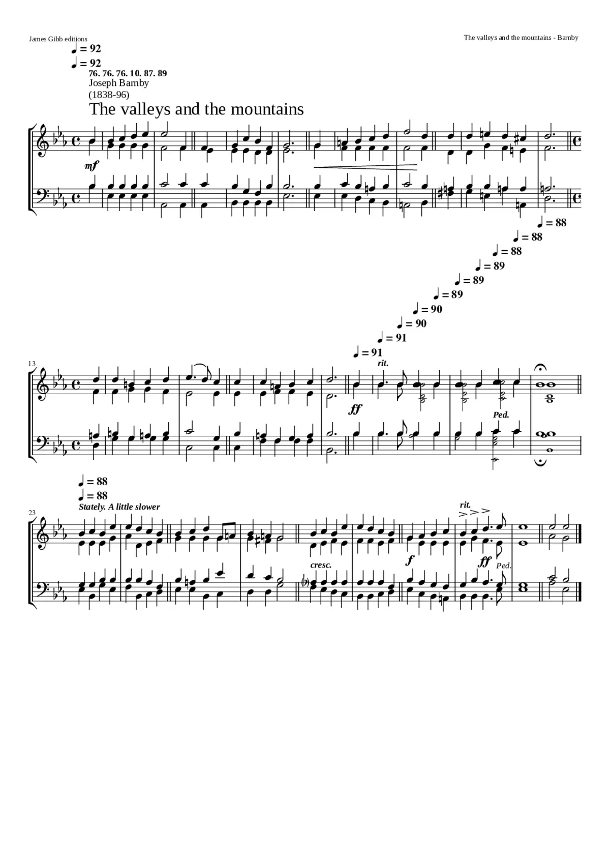 The valleys and the mountains - Page 1