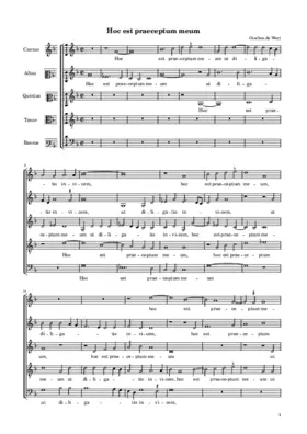 Hoc est praeceptum meum