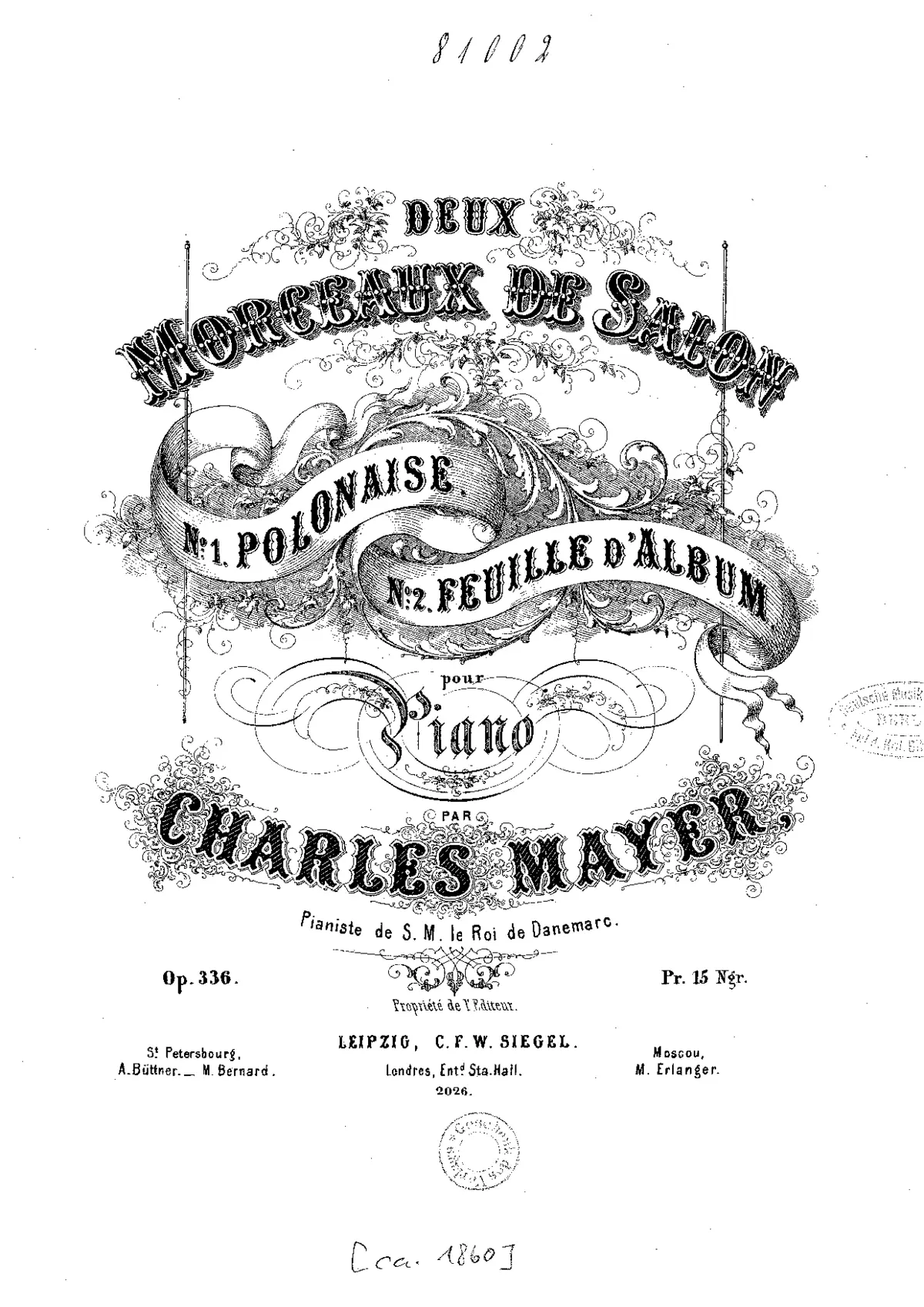 2 Morceaux de salon - Page 1