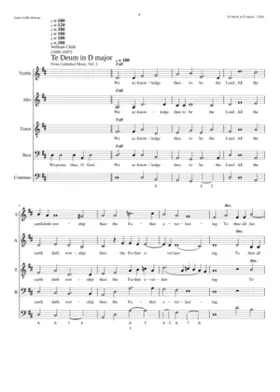Te Deum in D major