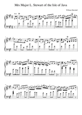 Mrs Major L. Stewart of the Isle of Java