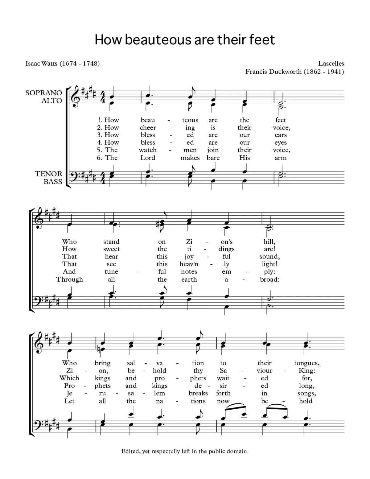 How beauteous are their feet - Page 1