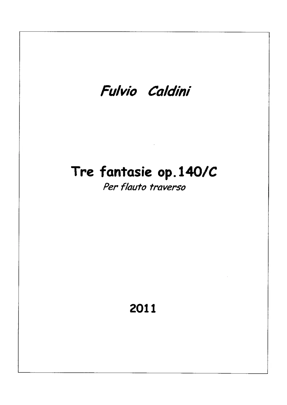 3 Fantasie - Page 1
