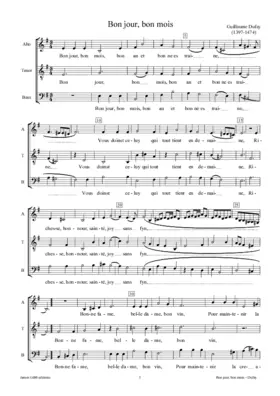 Bon jour, bon mois, bon an