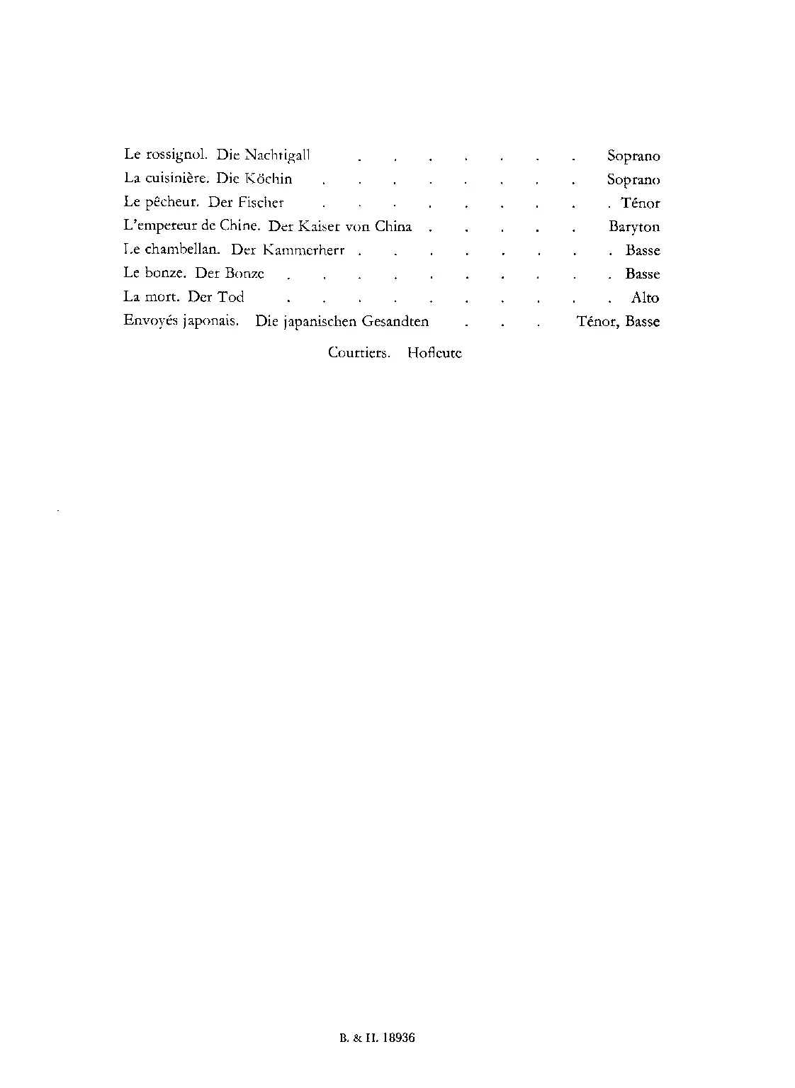 Le rossignol - Page 1