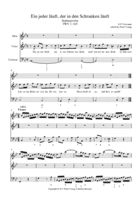 Ein jeder läuft, der in den Schranken läuft