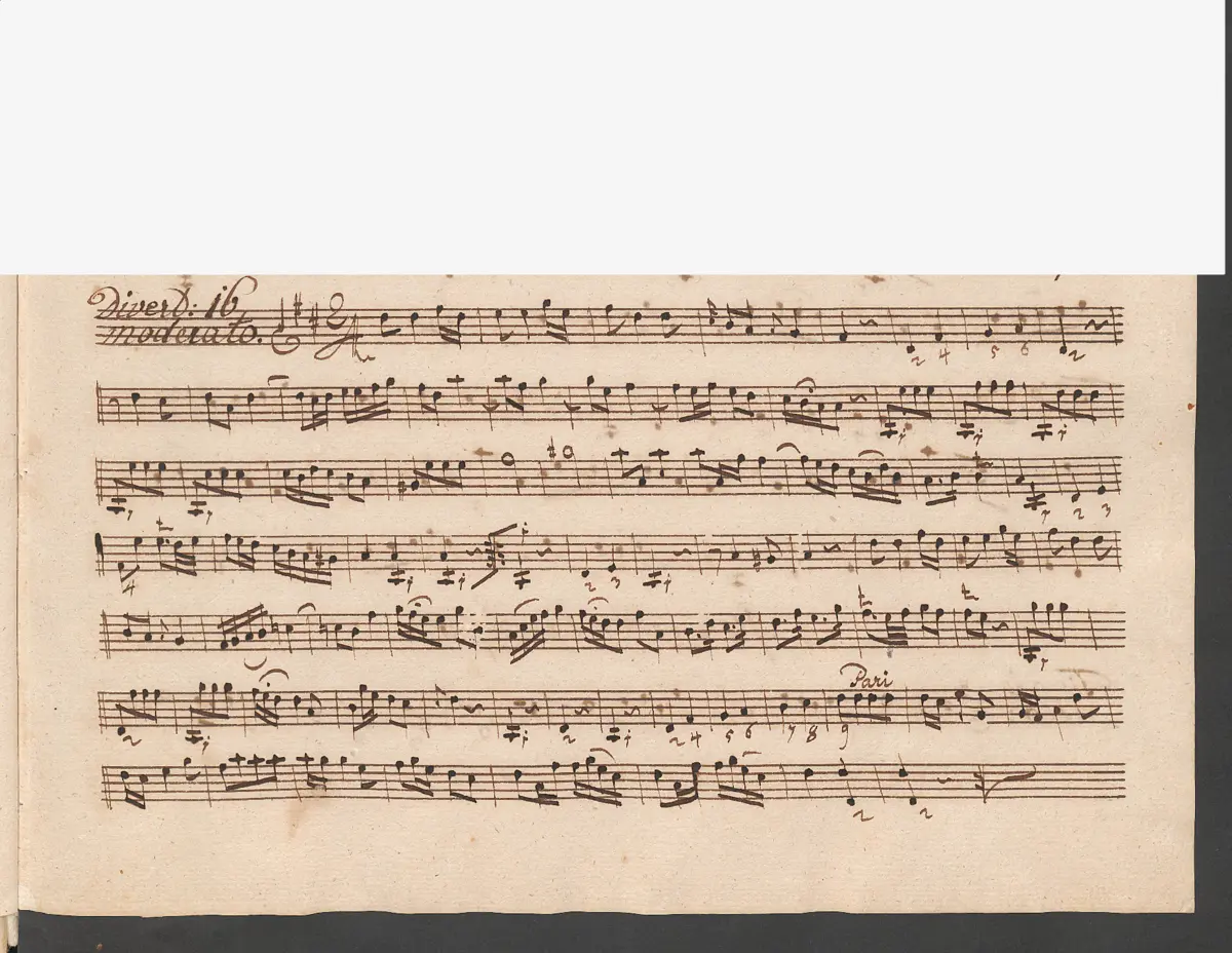 Baryton Trio in D major - Page 1