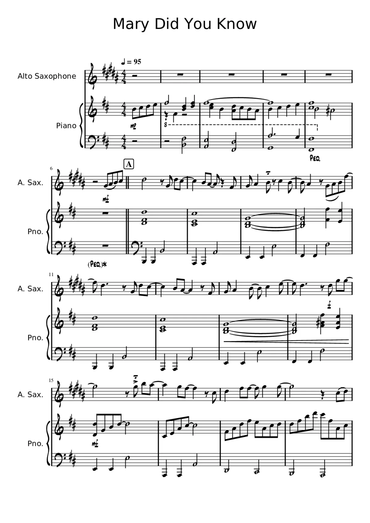 mary did you know - Page 1