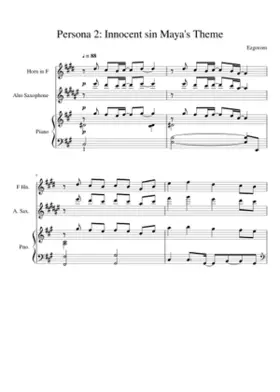 persona 2 innocent sin psp - mayas theme