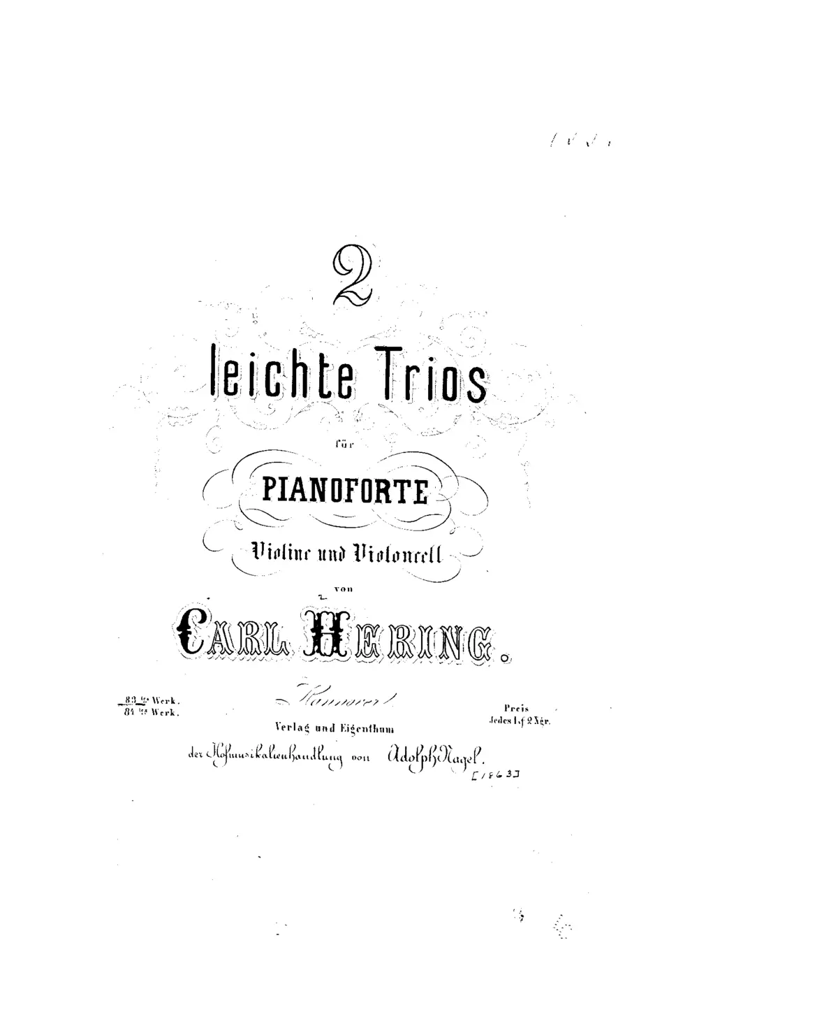 2 Leichte Trios - Page 1