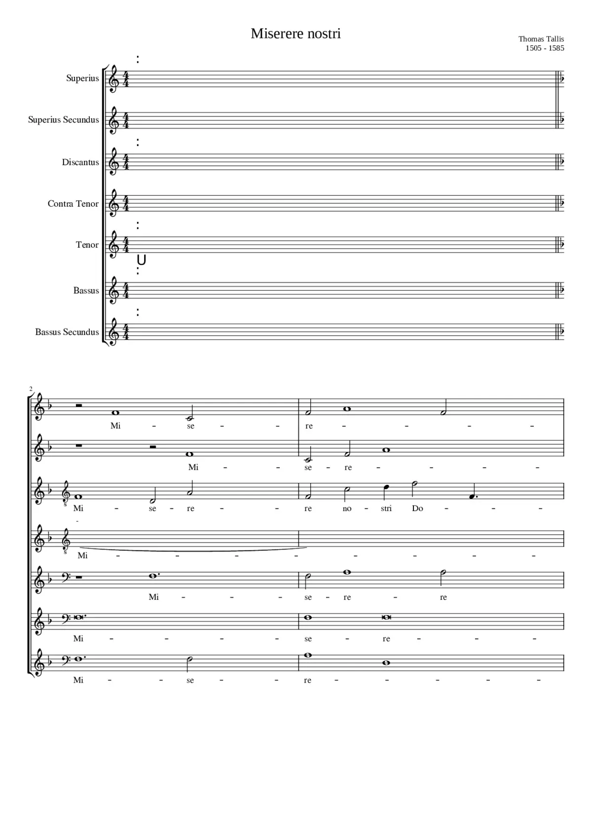 Miserere nostri - Page 1