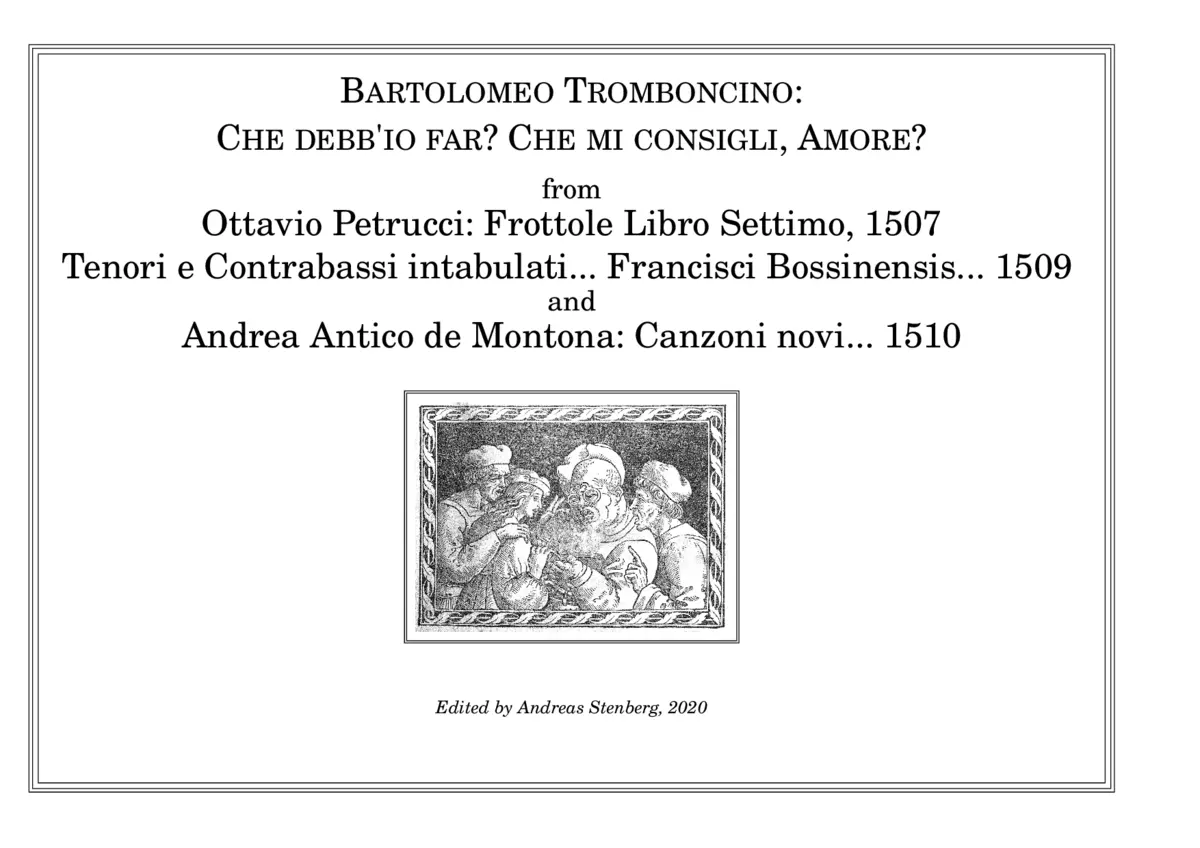 Che debb'io far? - Page 1