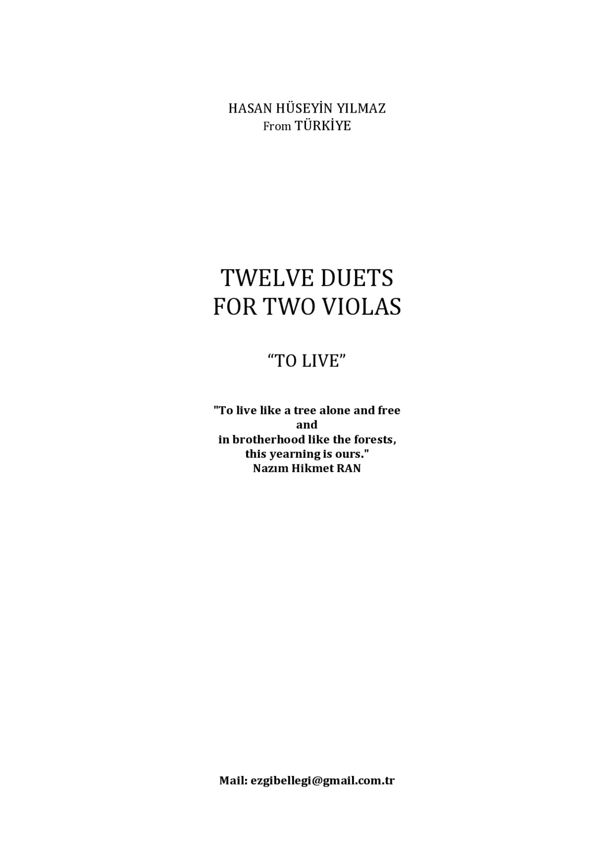 Twelve Duets for Two Violas - Page 1