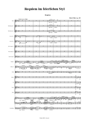 Requiem 'im feierlichen Styl' op. 181