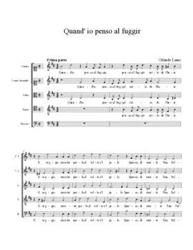 Quand'io penso al fuggir