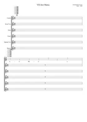 Ave Maria a 6