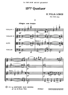 String Quartet No.15