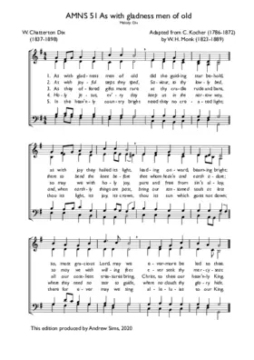 As with gladness men of old