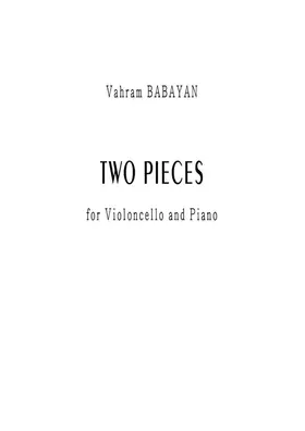 Two Pieces for Violoncello and Piano