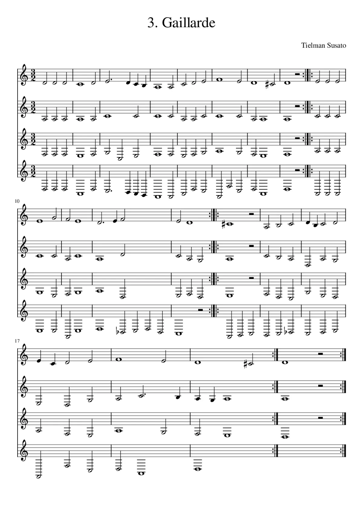 3. Gaillarde - Page 1
