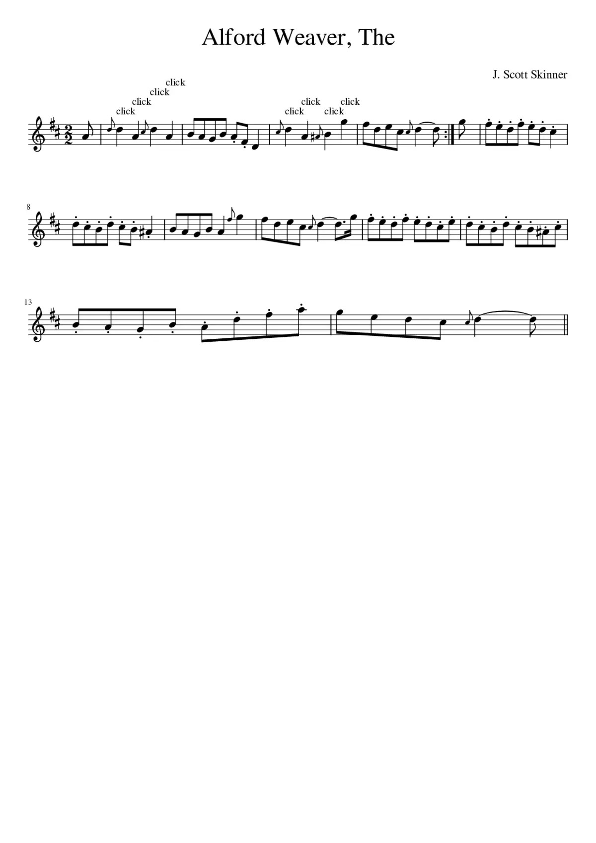 The Alford Weaver - Page 1