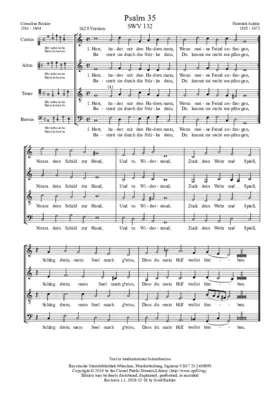 Herr, hader mit den Hadern mein, SWV 132