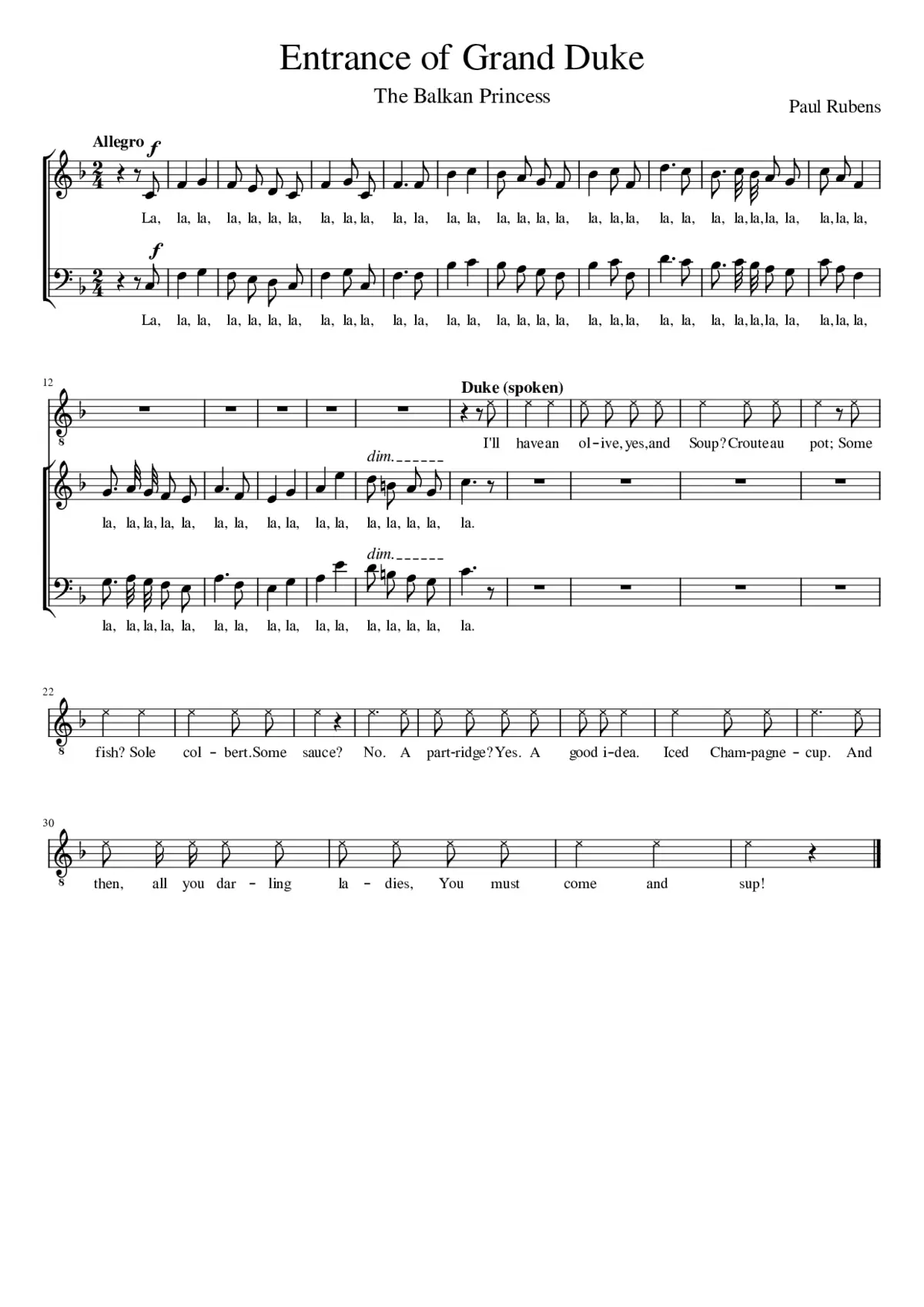 Entrance of Grand Duke SANG FOK19 - Page 1