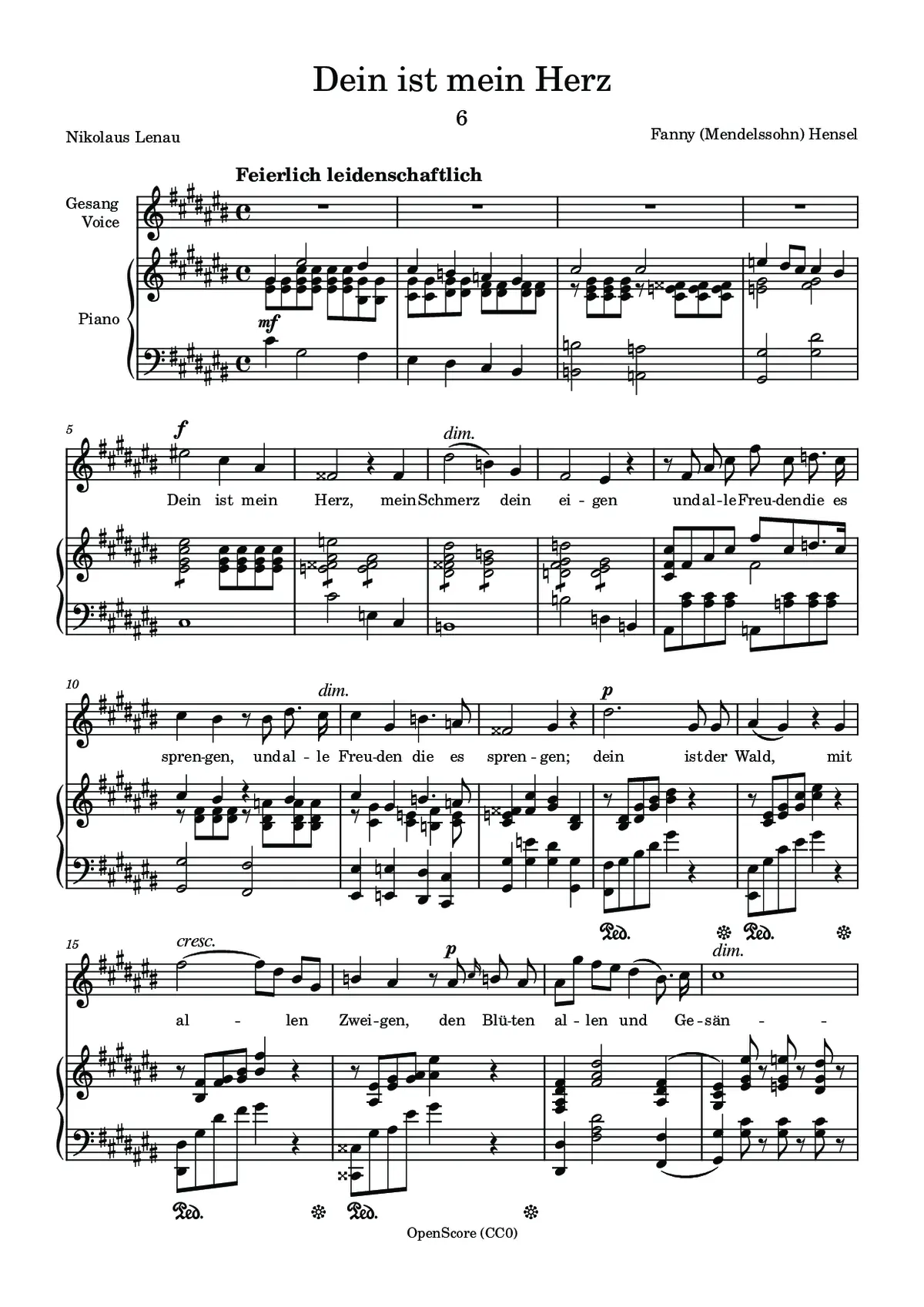 Dein ist mein Herz - Page 1