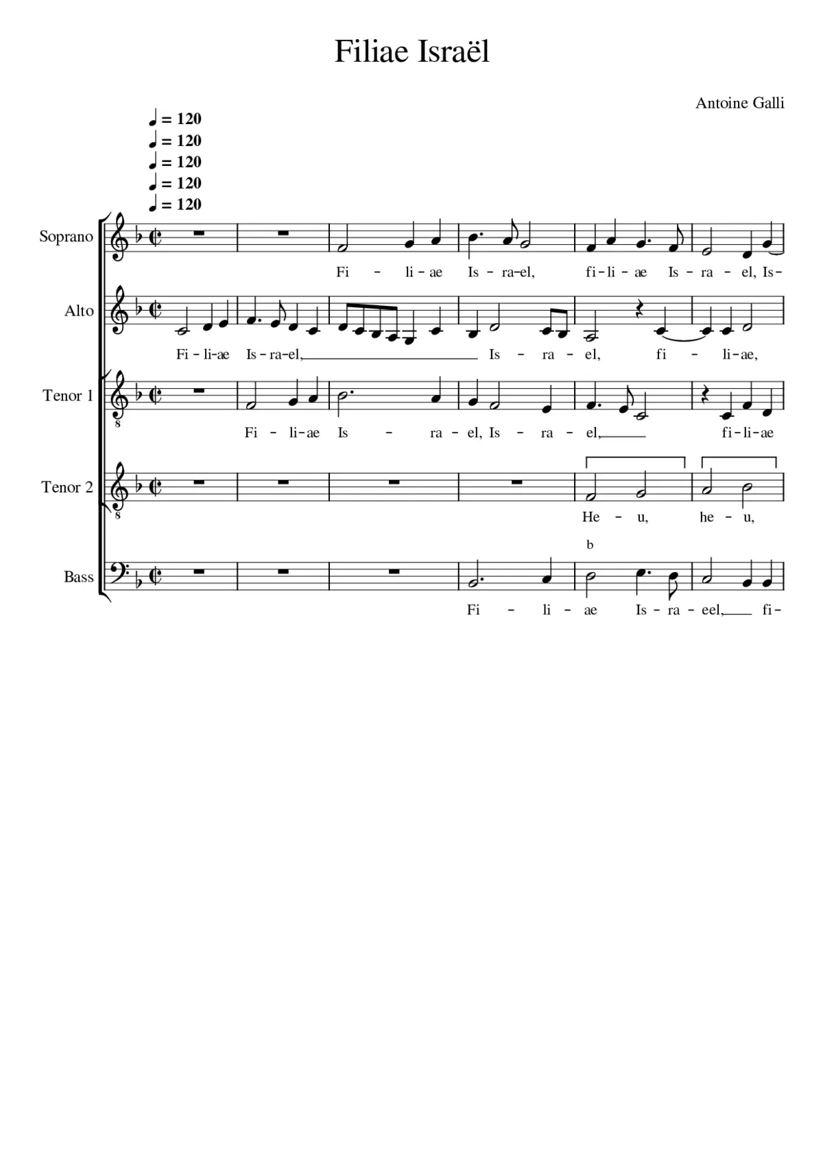 Filiae Israel - Page 1