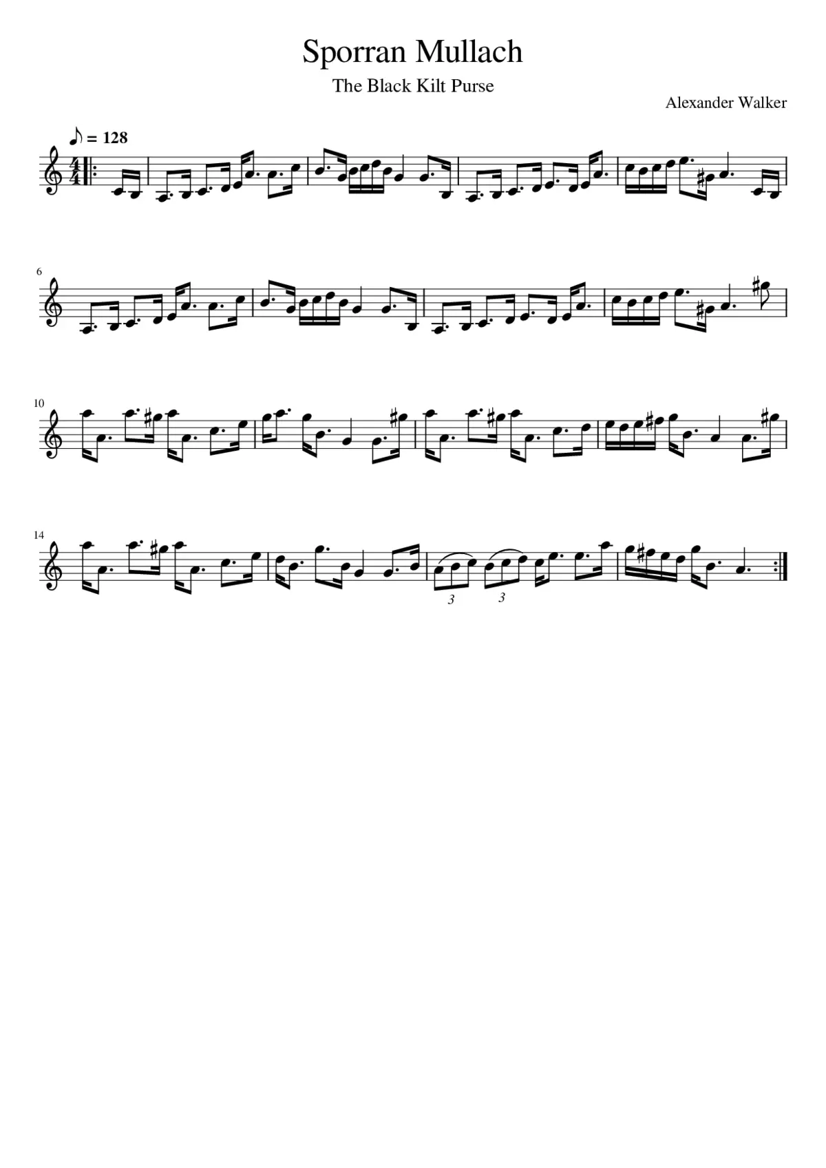 Sporran Mullach - Page 1