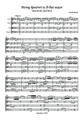 String Quartet in E-flat major, Hob.III:20, Op.9 No.2