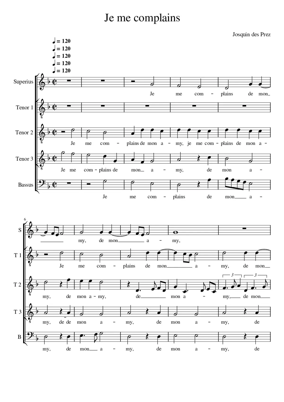 Je me complains - Page 1