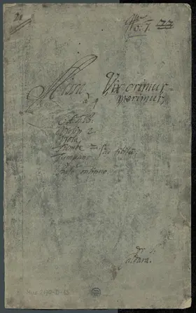 Mass in D major 'Vix orimur morimur'