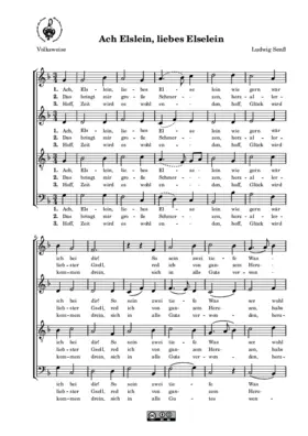 Ach Elslein, liebes Elselein mein