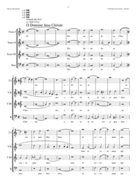 O Domine Jesu Christe