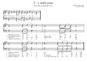 C - 2. neděle postní