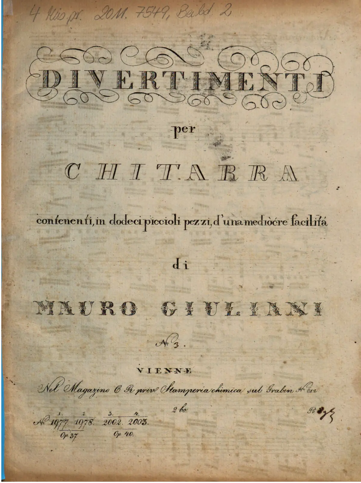 12 Divertimenti per chitarra - Page 1