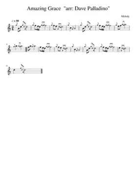 Amazing Grace arr: Dave Palladino