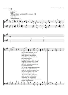 O love that wilt not let me go (II))