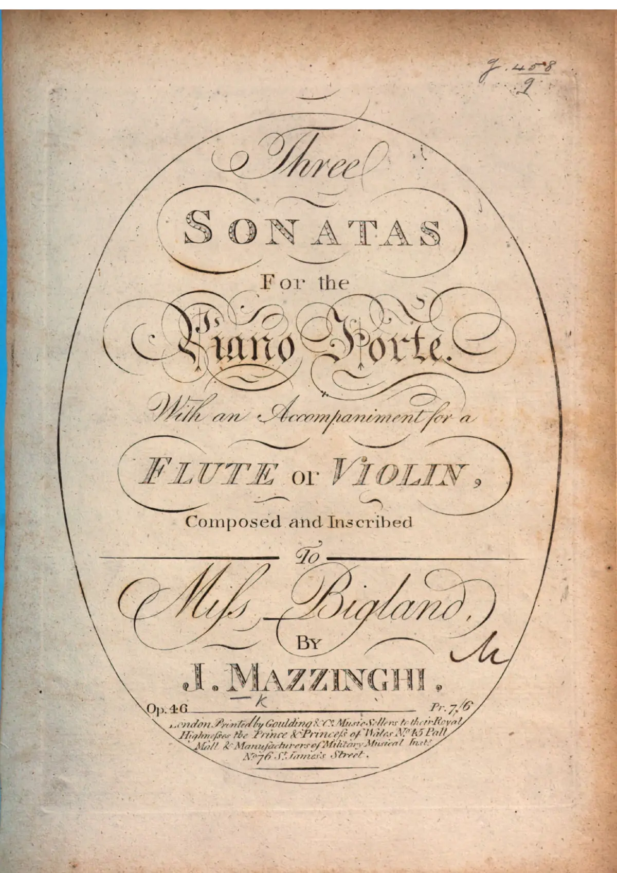 3 Flute Sonatas - Page 1