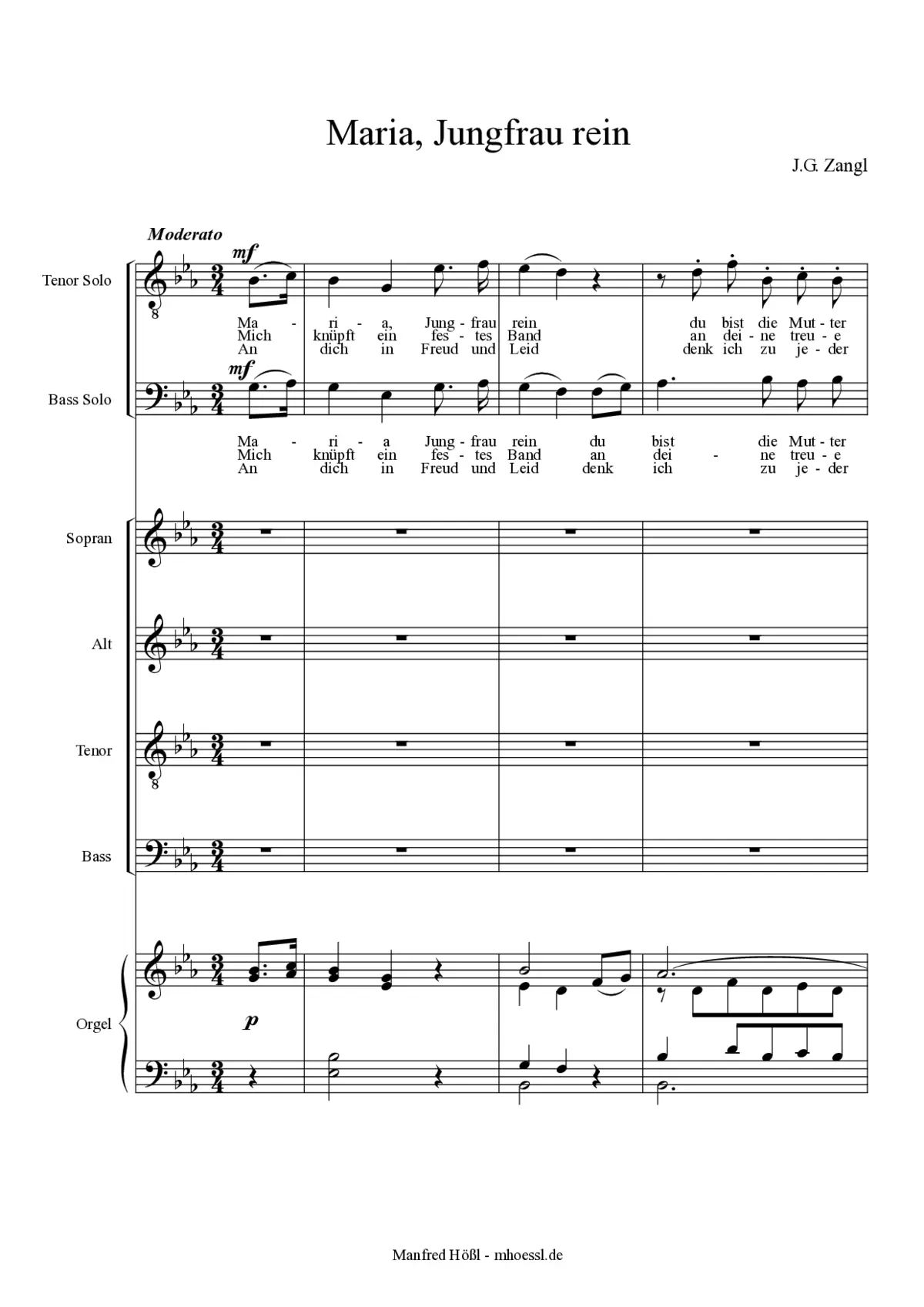 Maria, Jungfrau rein - Page 1