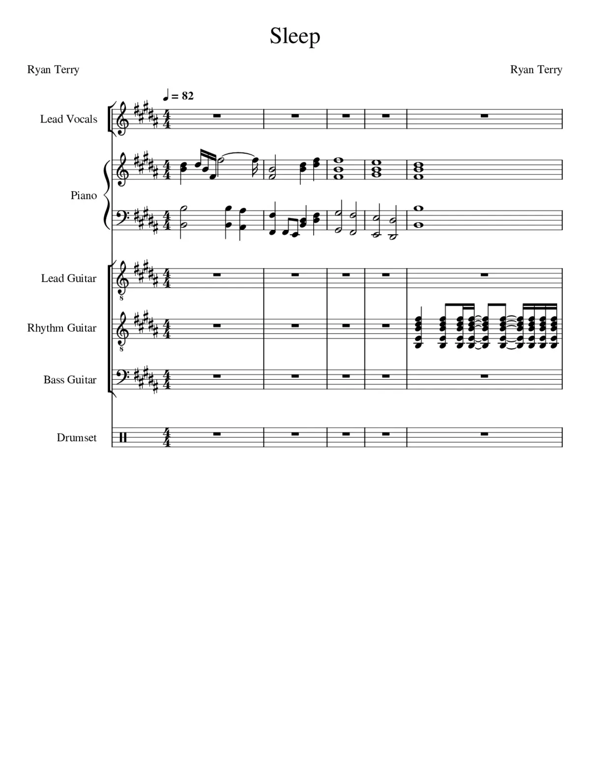 Sleep - Page 1
