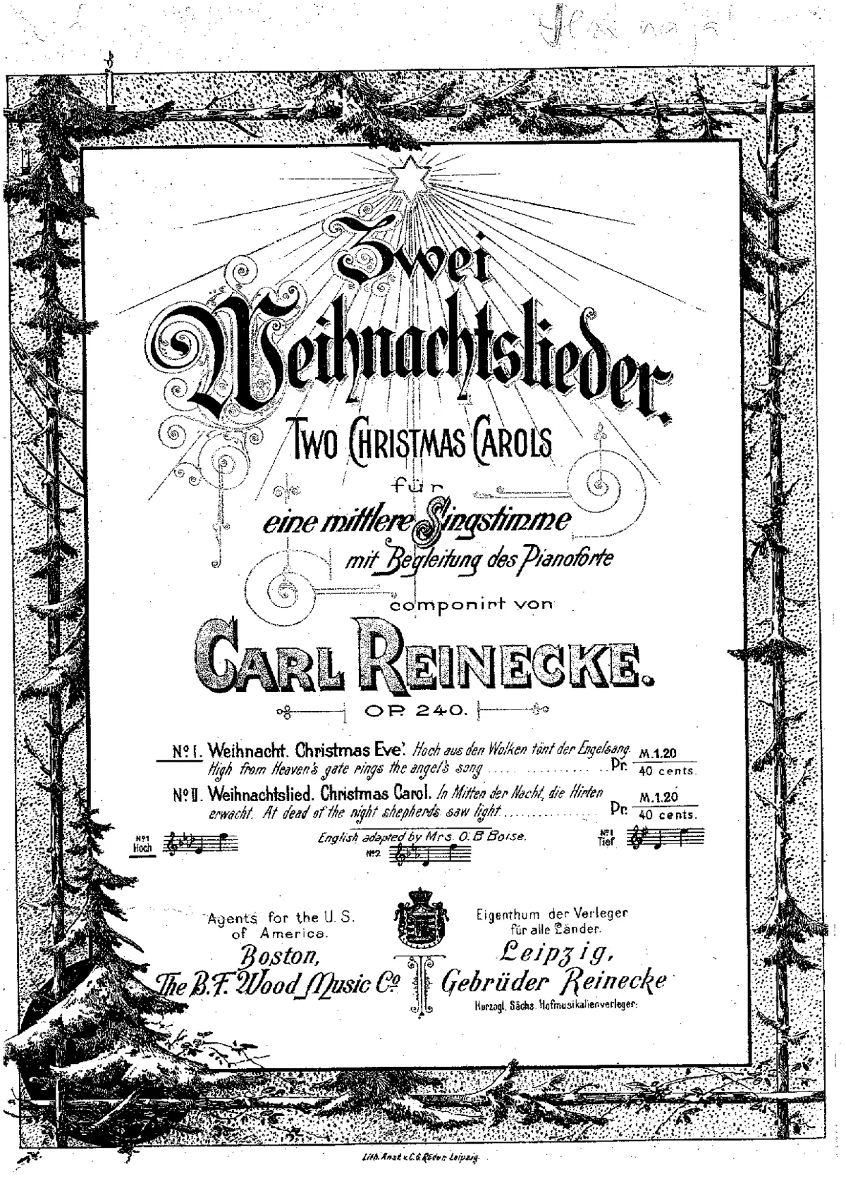 2 Weihnachtslieder - Page 1