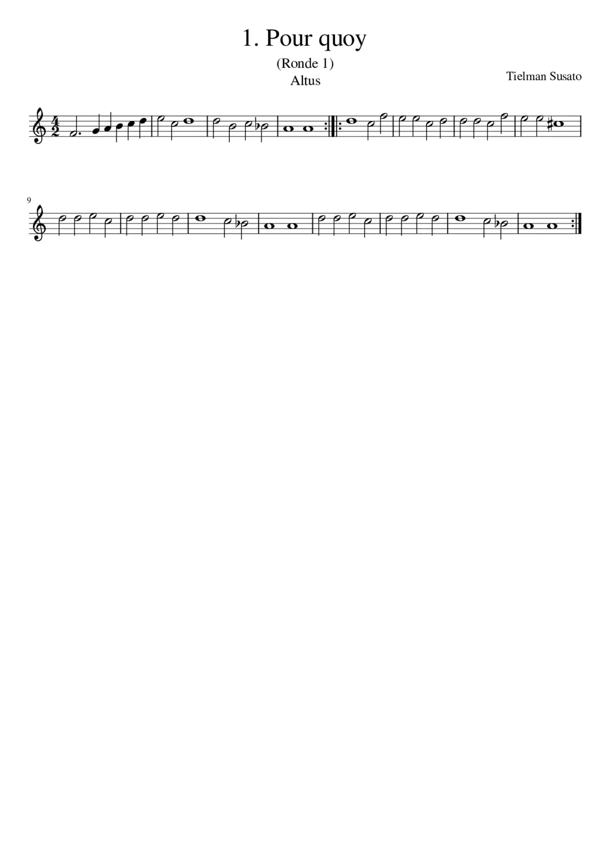 1. Pour quoy - Page 1