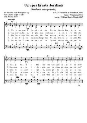 Uz upes krasta Jordānā (On Jordan's bank the Baptist's cry)
