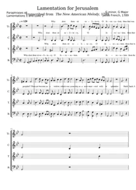 Lamentation for Jerusalem